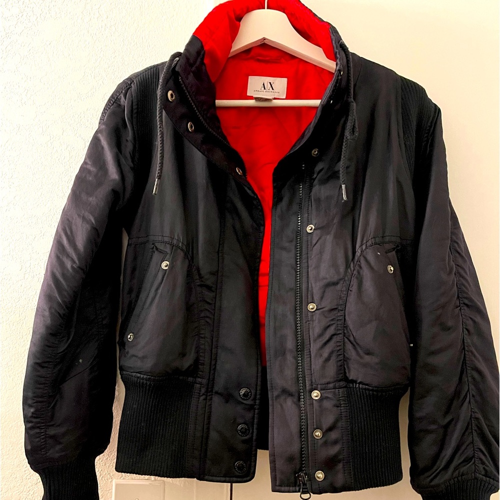 Armani Exchange Mid waist Bomber Jacket